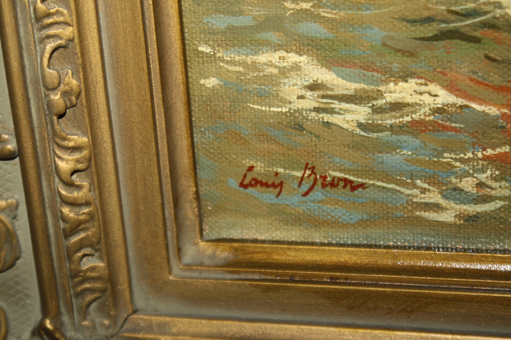 LOUIS BRON  - LEIDSCHE SCHOOL - ZEILBOOT OP NOORDZEE - LEIDEN kopen? Bied vanaf 300!