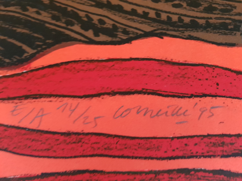 Corneille (1922-2010) - zeefdruk 14/25, gesigneerd en '95 kopen? Bied vanaf 150!
