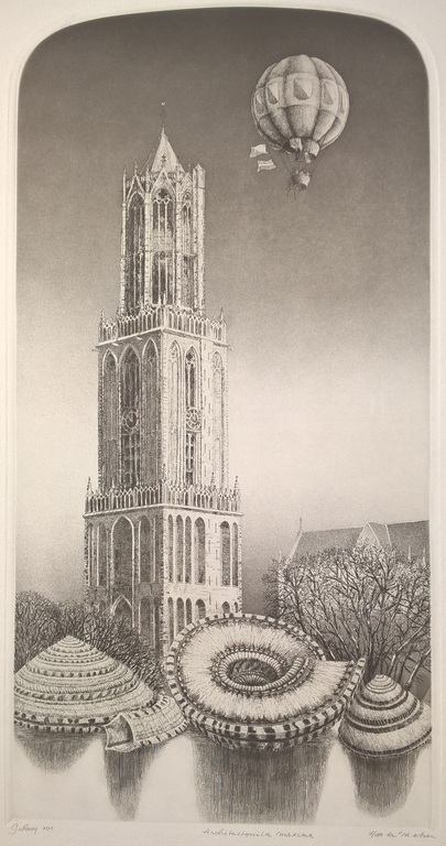 Gerard van Rooy – Architectonica Maxima - gesigneerde ets verkocht voor € 65!