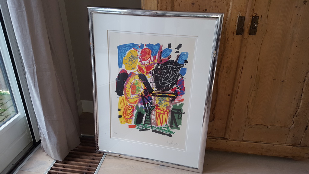 Kees Salentijn - zeefdruk 126/200, gesigneerd (groot)  kopen? Bied vanaf 60!