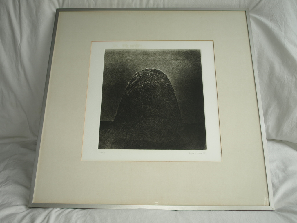 ELMAR GILLE  (1947) - Ets – Landschap – Gesigneerd & ingelijst - 1985 kopen? Bied vanaf 50!