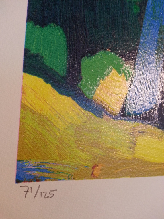 Jentsje Popma, zeefdruk, titel: " Zomer "  kopen? Bied vanaf 50!