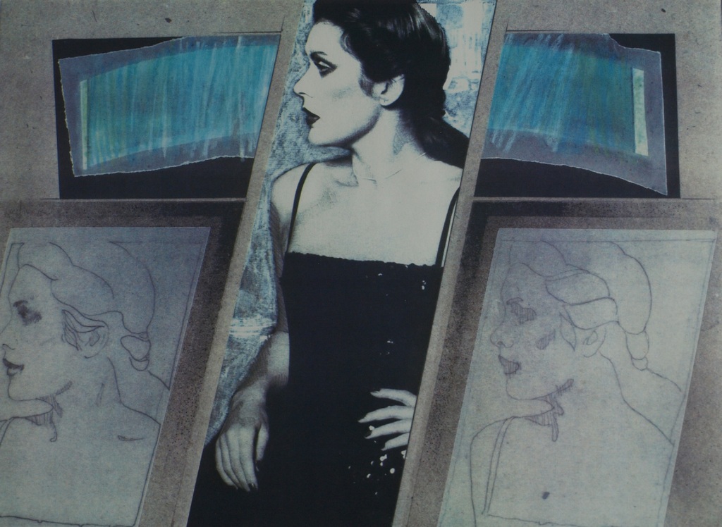 Jaap Eerland : Artprint / Harsprint , De vrouw � ingelijst � 1986 � oplage 50 ex kopen? Bied vanaf 40!