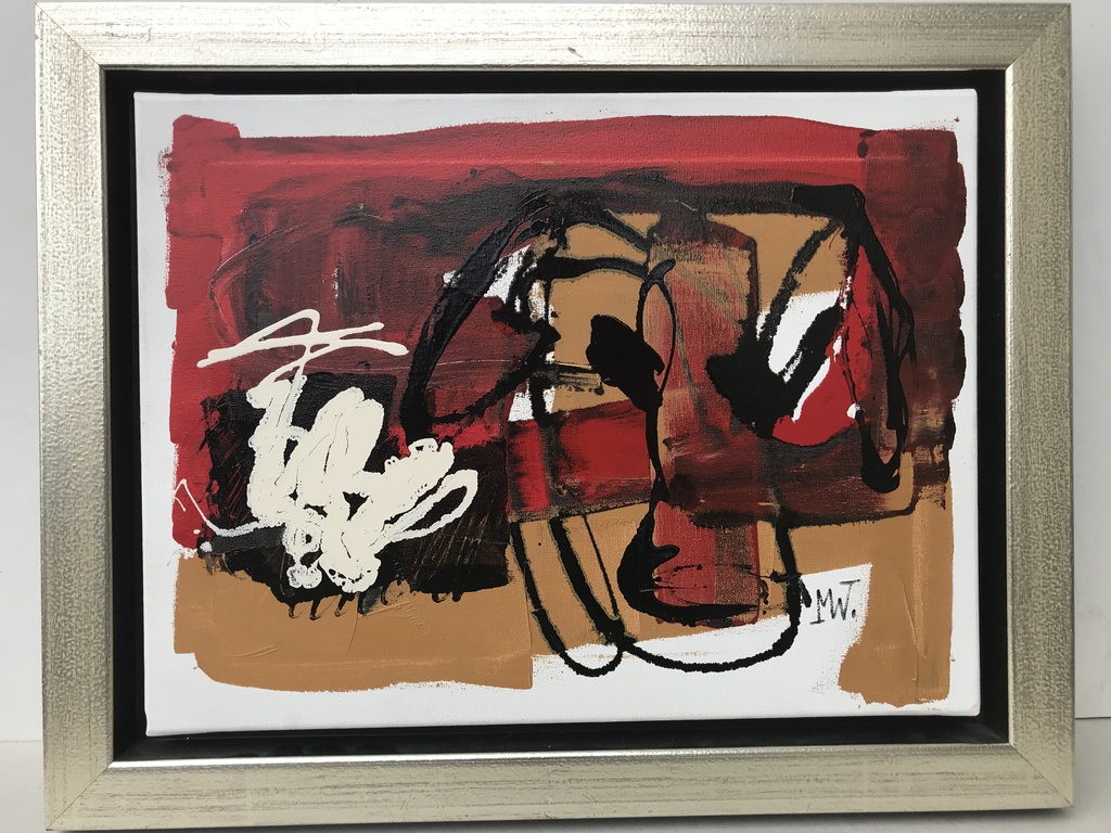 Martin van Wordragen: Schilderij, Trouwe Vriend 2005 verkocht voor € 220!