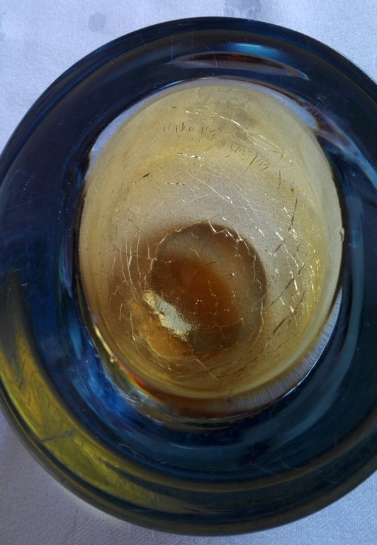 Murano, Italië, Geode kom met craquelé kopen? Bied vanaf 1!