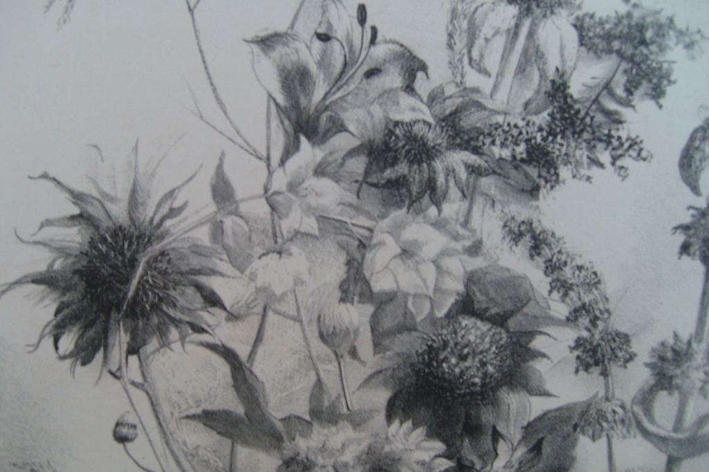 Aart van Dobbenburgh, litho, voorjaarsbloemen, 1940. gesig./ged. kopen? Bied vanaf 75!