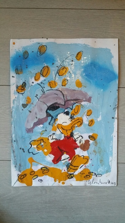 Peter Klashorst: Origineel werk, Dagobert Duck kopen? Bied vanaf 1!