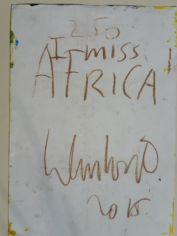 Peter Klashorst - I miss Africa - origineel werk op papier - gesigneerd kopen? Bied vanaf 75!