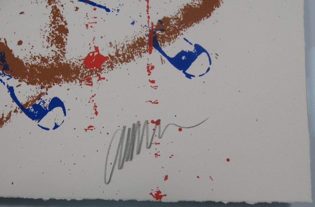 Arman: Zeefdruk, Accords a cordes 1 kopen? Bied vanaf 120!