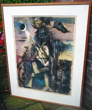 Nicolaas Wijnberg - Geen titel -lithografie 1962- kopen? Bied vanaf 1!