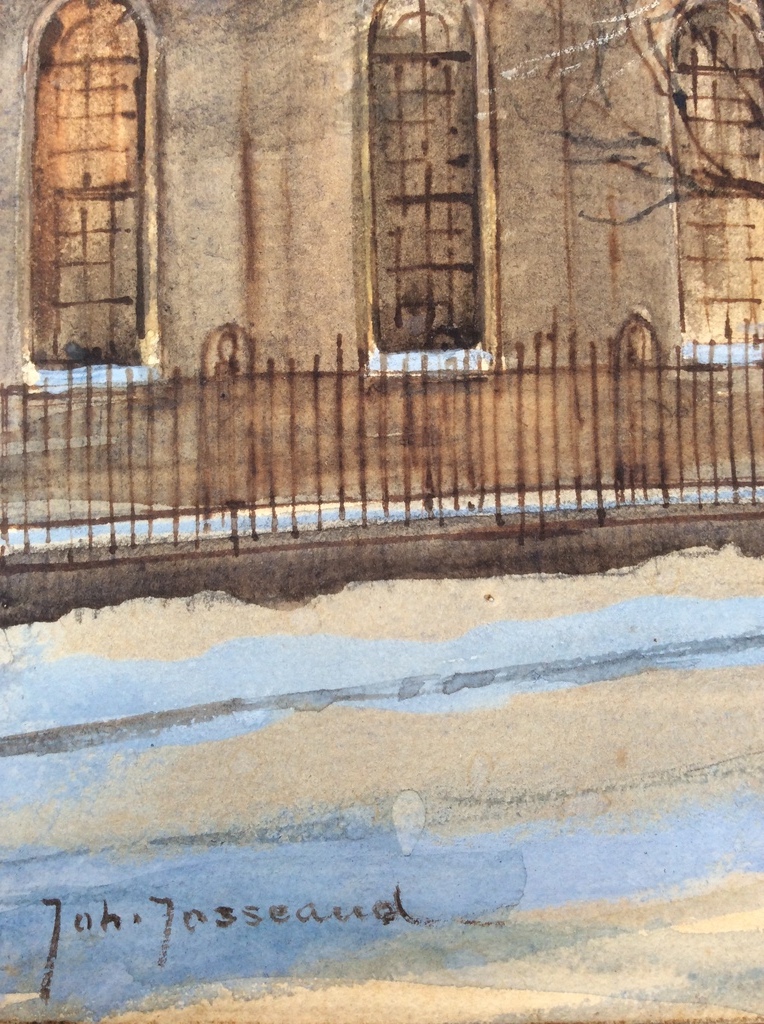 AcheterJohannes Josseaud 1880-1935 Aquarel ? Enchérissez de 40!