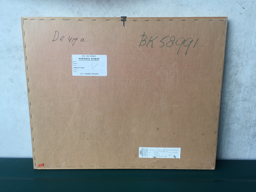 Gerrit Jan Groote Willink - Lijnets 1/5-13 1977 - Hollandslandschap kopen? Bied vanaf 1!