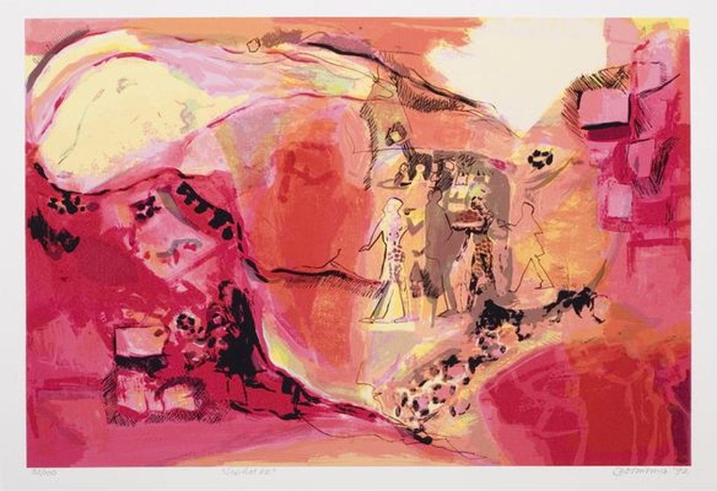 MARIJKE BOOMSMA  Gr Zeefdruk  SOBHOTKE   Handgesigneerd kopen? Bied vanaf 45!