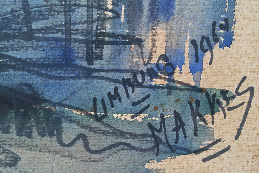 Jan Makkes - Limburg, gemengde techniek (ingelijst) kopen? Bied vanaf 1!