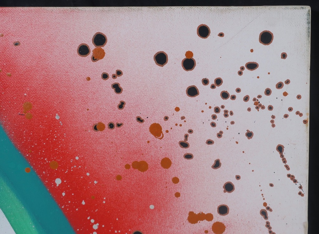 KOOR: Spray paint op doek, The inner city kopen? Bied vanaf 250!