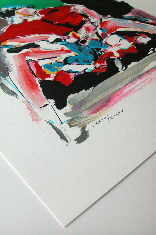 Victor Hasch, ‘L' Espagnole’, originele kleurenlitho, handgesigneerd kopen? Bied vanaf 19!