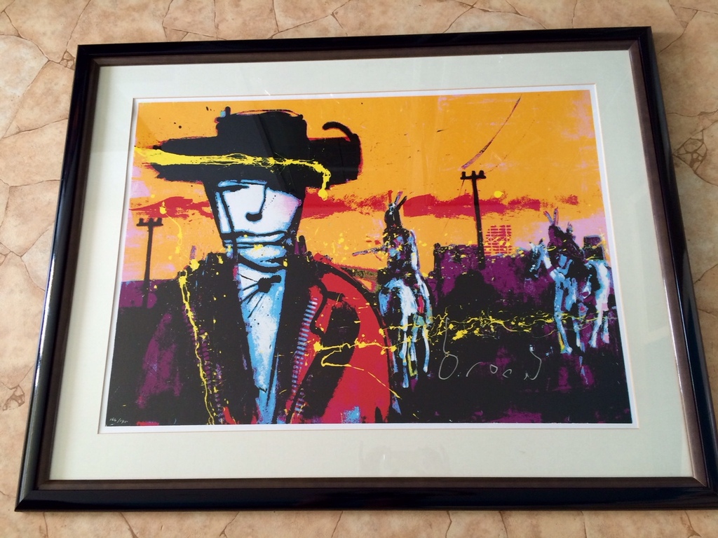 Herman Brood, zeefdruk, Indian Escort verkocht voor € 450!