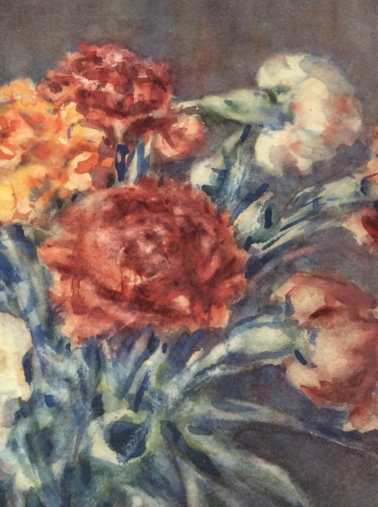 Aquarel 40 x 52 cm in lijst 52 x 64 cm sign.r.o. kopen? Bied vanaf 45!