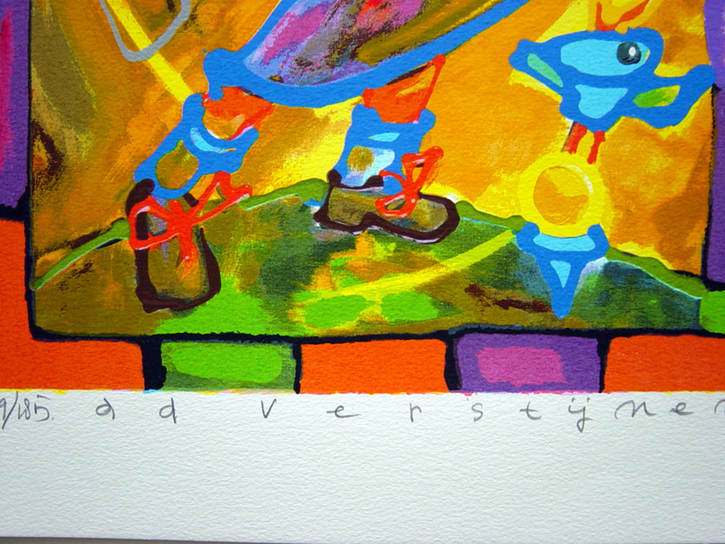 Ad Verstijnen - Golfspeler - zeefdruk kopen? Bied vanaf 55!