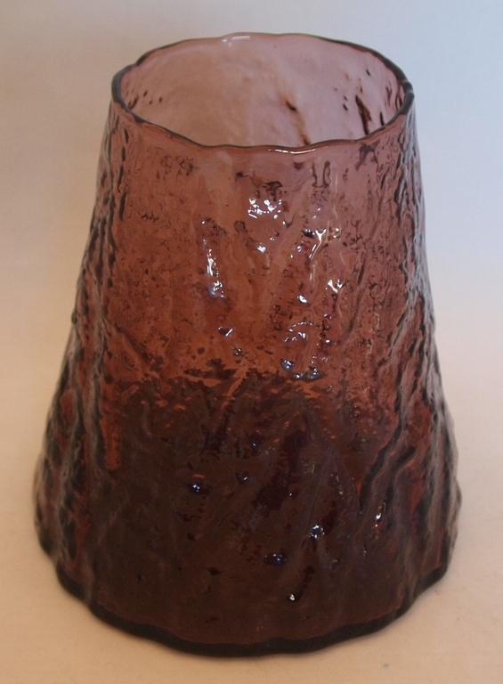 Vintage paarse glazen boombast vaas kopen? Bied vanaf 1!