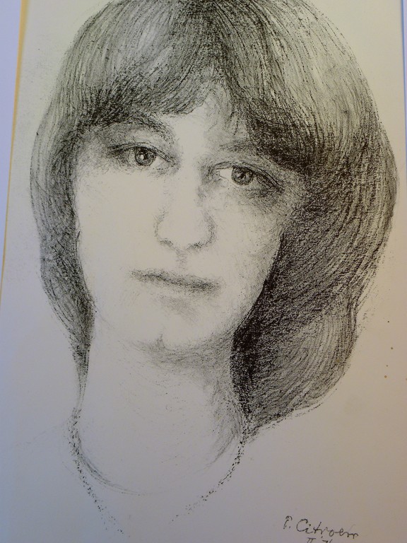 Paul Citroen: Litho  van een vrouw, mogelijk zijn dochter Paulien kopen? Bied vanaf 40!