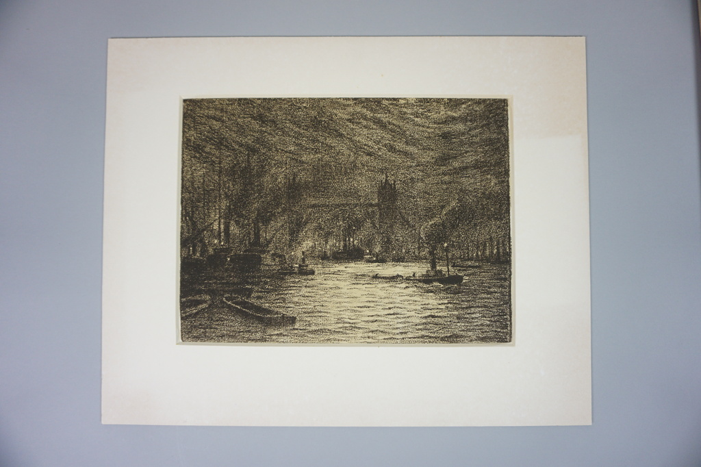 Omer Coppens - Lithografie - Tower Bridge Londres kopen? Bied vanaf 1!