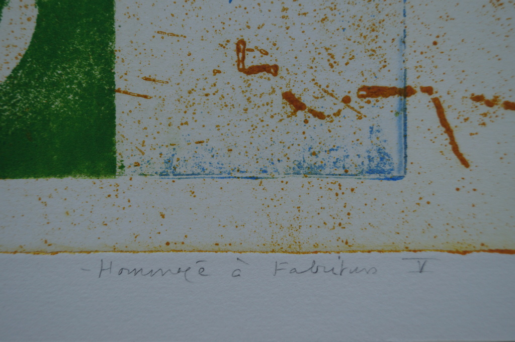 Gerart Kamphuis - gesigneerde ets - Hommage à Fabritius V kopen? Bied vanaf 1!