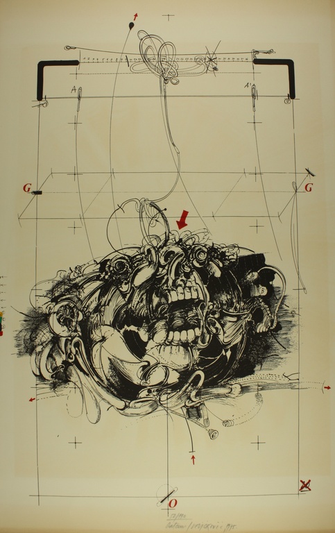 Vladimir Velickovic, litho, 1975 kopen? Bied vanaf 40!