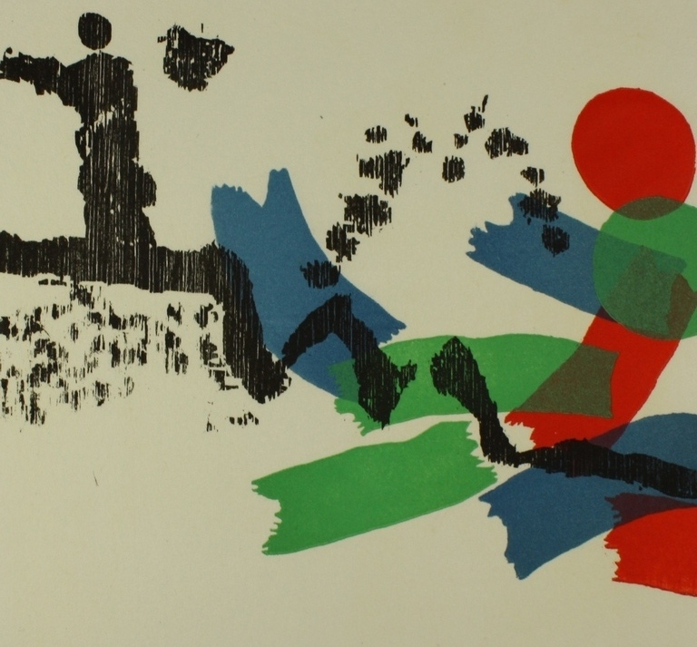 Jef Diederen, lino verkocht voor € 65!