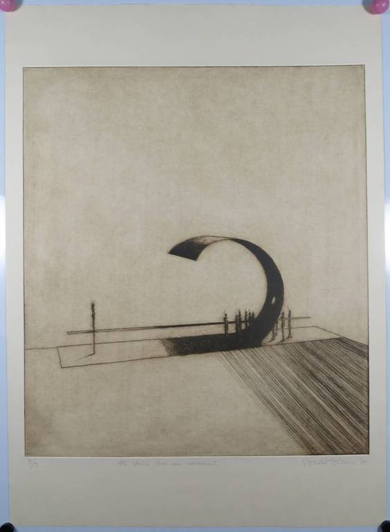 Ronald Tolman: Ets, Studie voor een monument kopen? Bied vanaf 80!