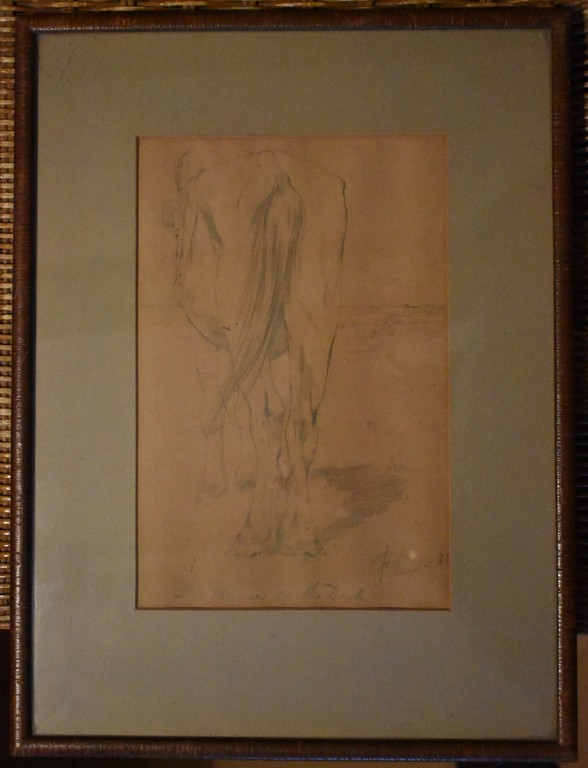 Floris Verster-1861-1927, Potloodtekening,"The winner of the derby" kopen? Bied vanaf 60!