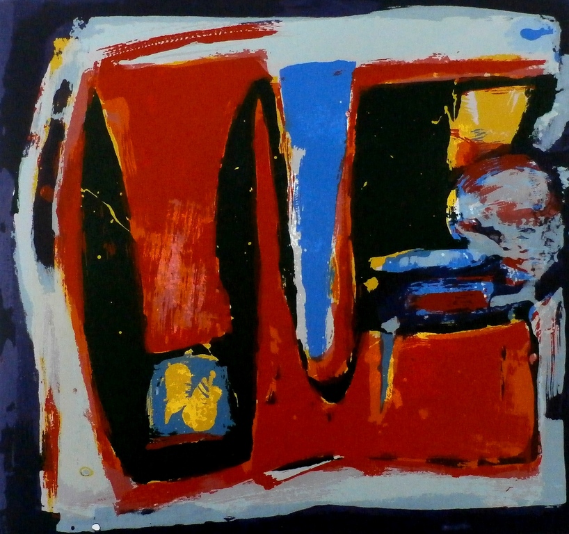 Siebrand Weitenberg - zeefdruk - 1990 verkocht voor € 45!