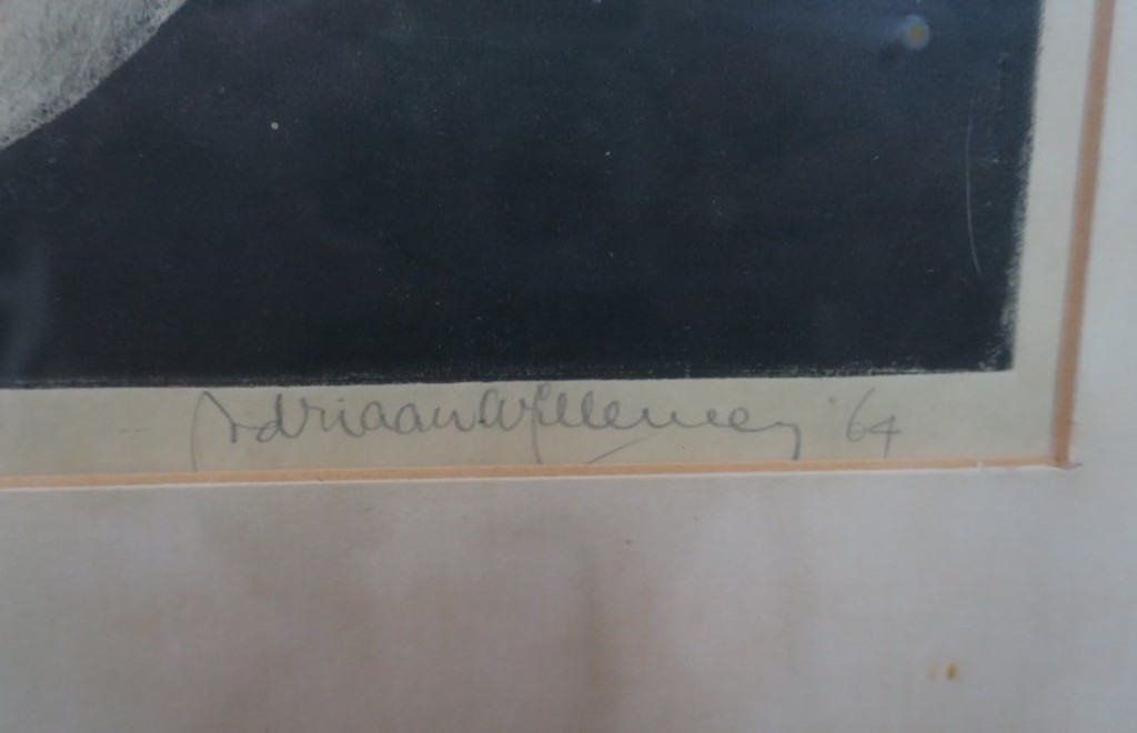 Ad Willemen: Ets, Leptosoom en pictisch - Ingelijst kopen? Bied vanaf 1!