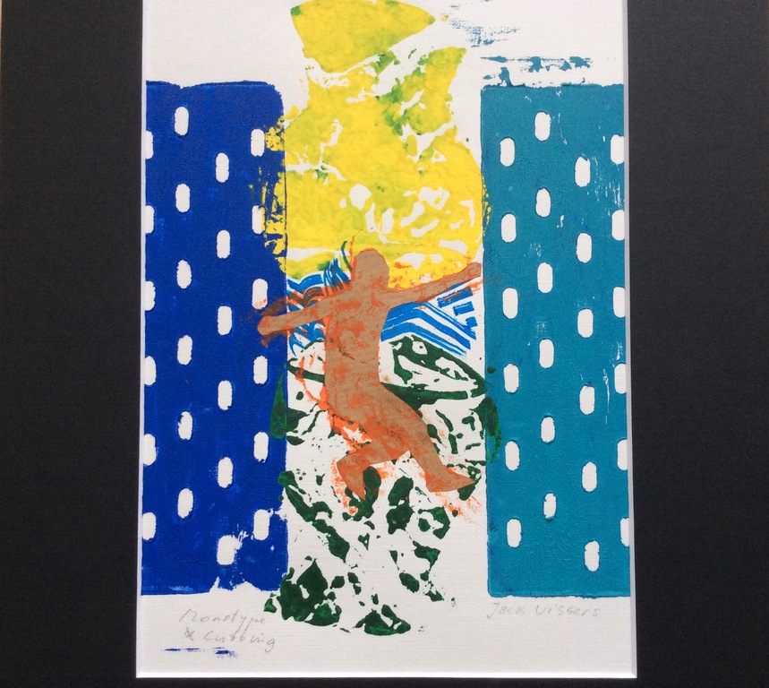 Jack Vissers, acryl op stevig papier kopen? Bied vanaf 1!