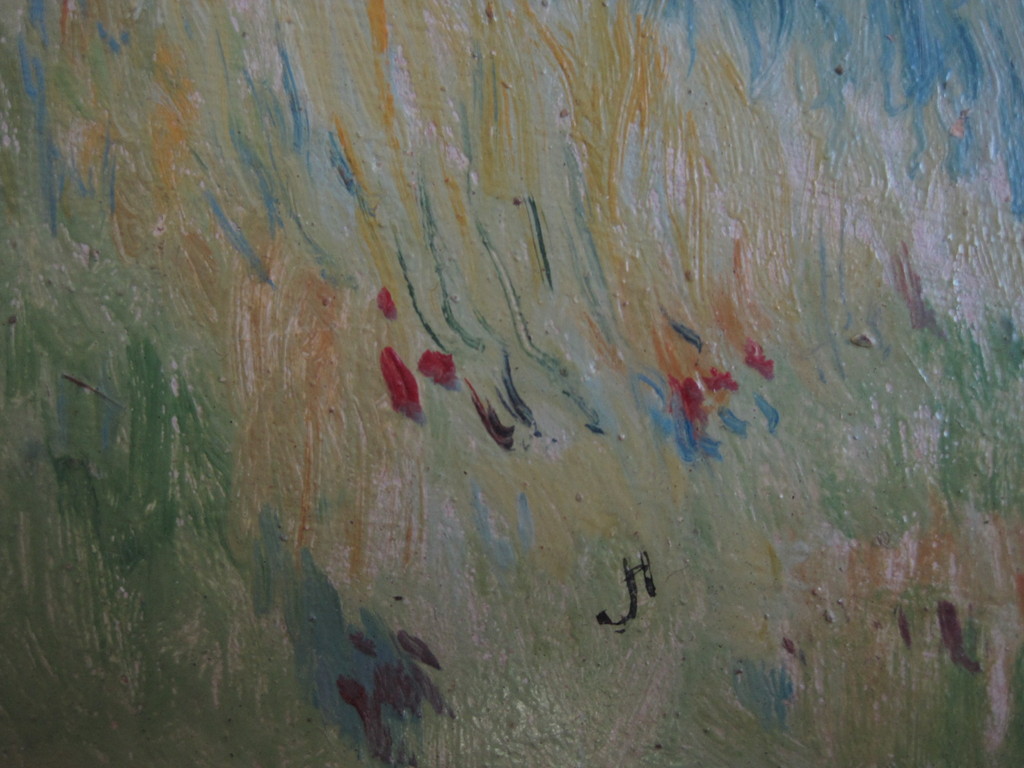 Jan v Herwijnen olieverf Bergense School "Molen Uitgeest" 1920 kopen? Bied vanaf 1!