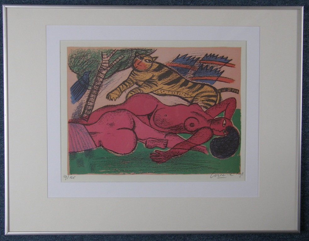 Corneille: Litho, potlood gesigneerd, oplage 125 verkocht voor € 90!