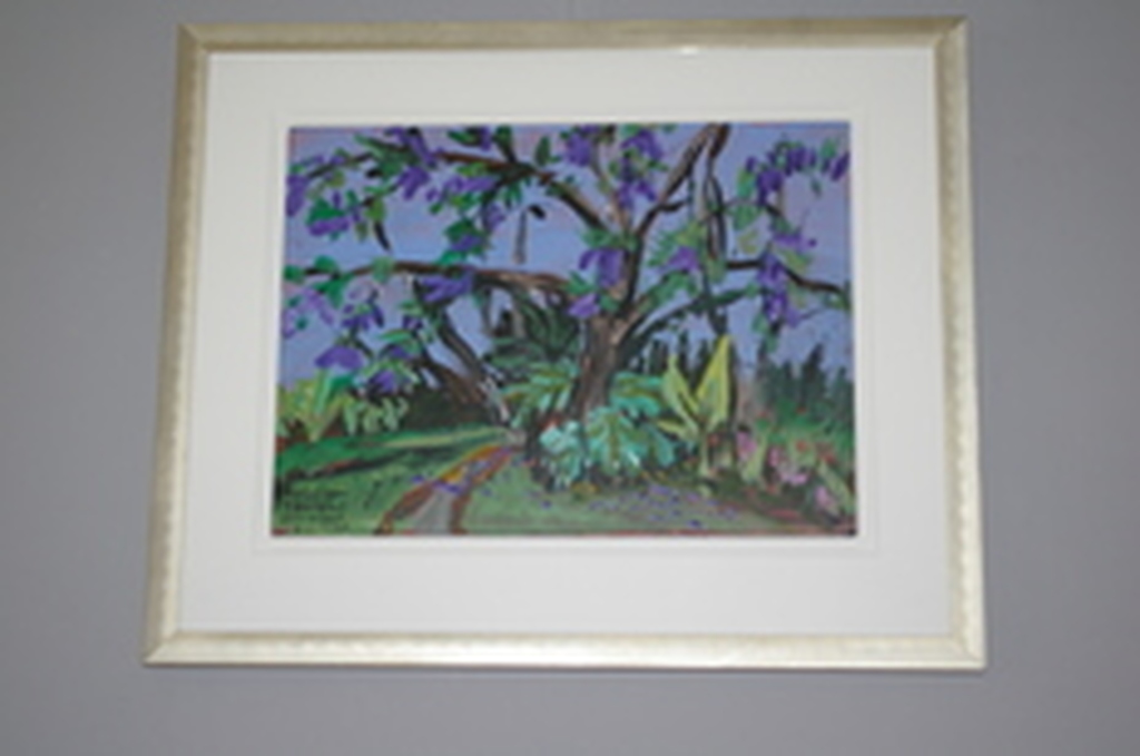 MAYA WILDEVUUR - Zimbabwe - acryl op papier - 2000 kopen? Bied vanaf 75!