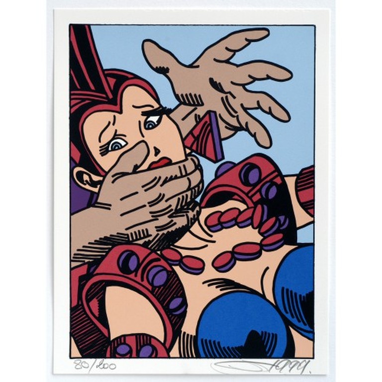 Erro: Zeefdruk, A travers…19 verkocht voor € 76!