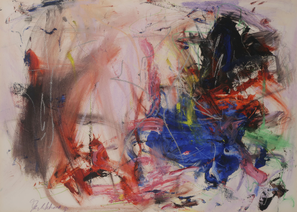 Onbekend gesigneerd: Olieverf en krijt op papier, Z.T. II - Ingelijst kopen? Bied vanaf 1!