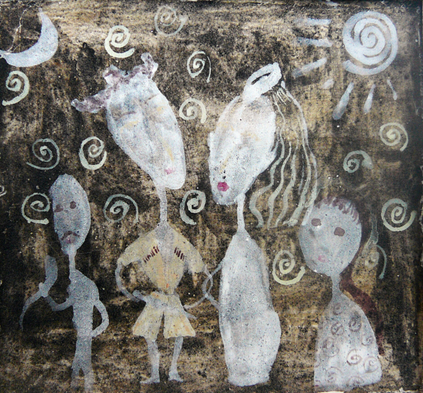 Tcholokava Tengiz: geen titel -waterverf 2013- kopen? Bied vanaf 1!