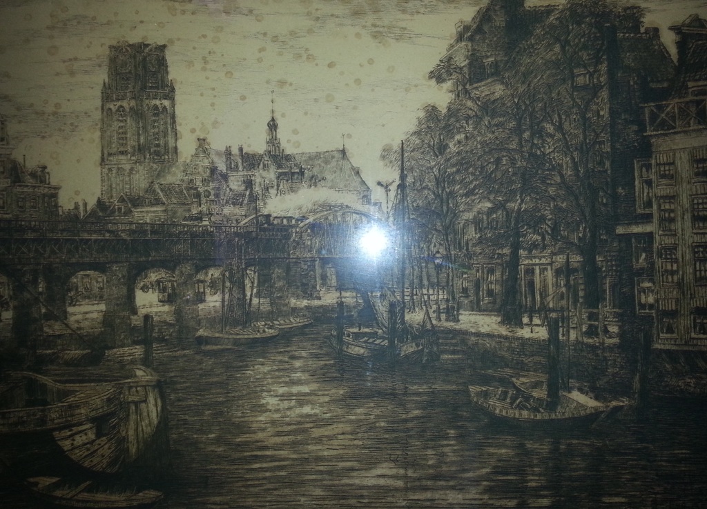 Eugene Rensburg (1872-1956) - Ets, gesigneerd kopen? Bied vanaf 1!