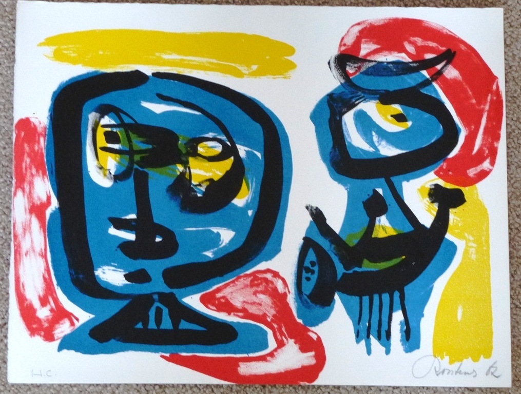 Anton Rooskens, litho, 1967, handgesign. en genumm. kopen? Bied vanaf 350!