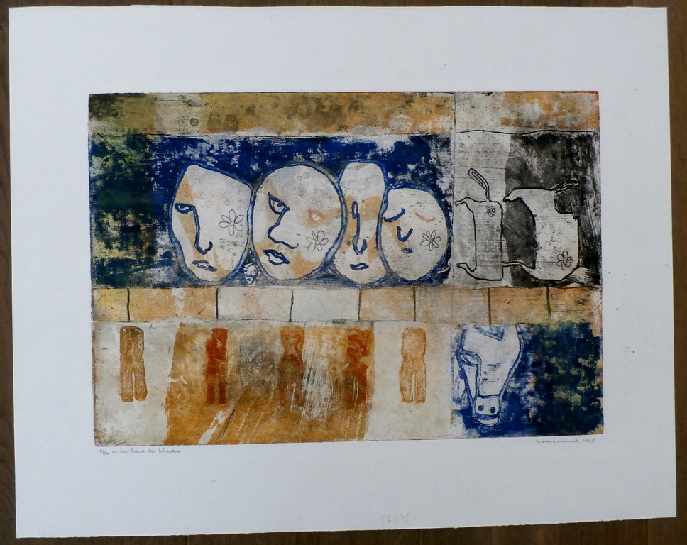 Hans Buining - ets: in het land der blinden - 1998 - oplage 20 stuks kopen? Bied vanaf 55!