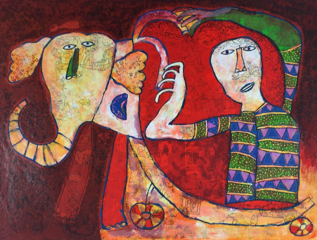 Shahid Parvez - Shahid Parvez, kleurenzeefdruk, 2005 verkocht voor € 129!