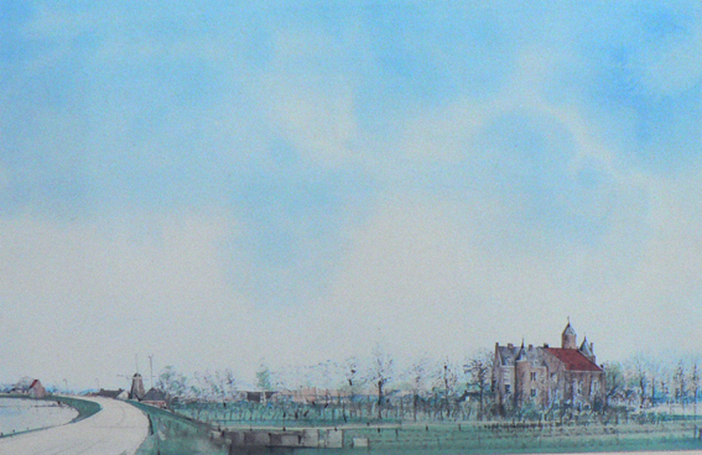 Ciano Siewert: Hollands Landschap -litho circa 1975- kopen? Bied vanaf 50!