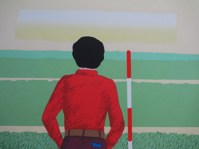 Harrie Gerritz, Een tevreden gevoel, Zeefdruk kopen? Bied vanaf 75!