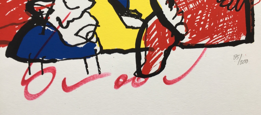 Herman Brood - Originele hand gesigneerde zeefdruk - Family Affair kopen? Bied vanaf 1!
