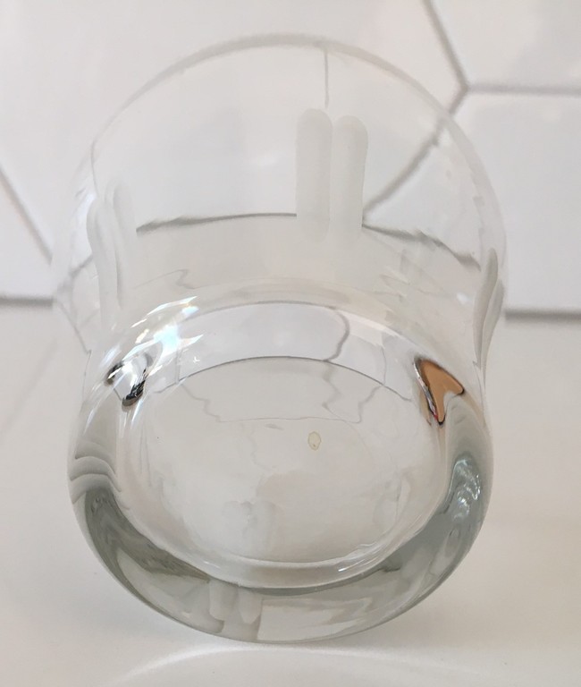 Floris Meydam voor Leerdam - 9 waterglazen met luciferslijpsel servies "Tulp"  kopen? Bied vanaf 28!