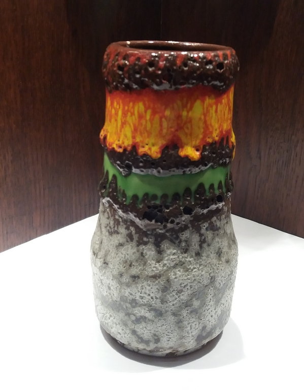 FAT LAVA Vase Scheurich 529-18 W Germany Miden 20ste eeuw 1960s 1970 Keramik P kopen? Bied vanaf 1!