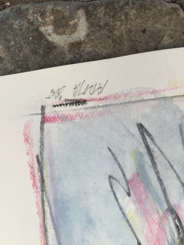 AD ARMA origineel werk op papier 1985 gesigneerd kopen? Bied vanaf 1!